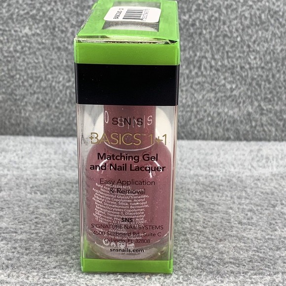 SNS Basics 1+1 Matching Gel and Nail Lacquer .5 oz Set B10 - Picture 2 of 5